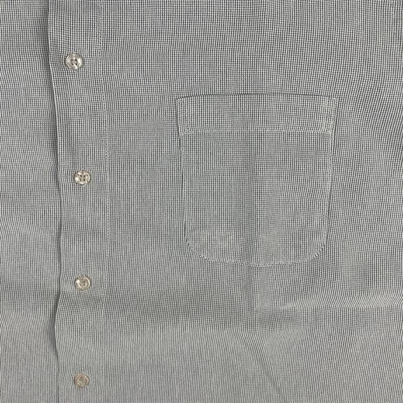 Daniel Hechter Men's 17.5-32/33 Blue 100% Polyester Long Sleeve Button Up Shirt - Picture 4 of 16